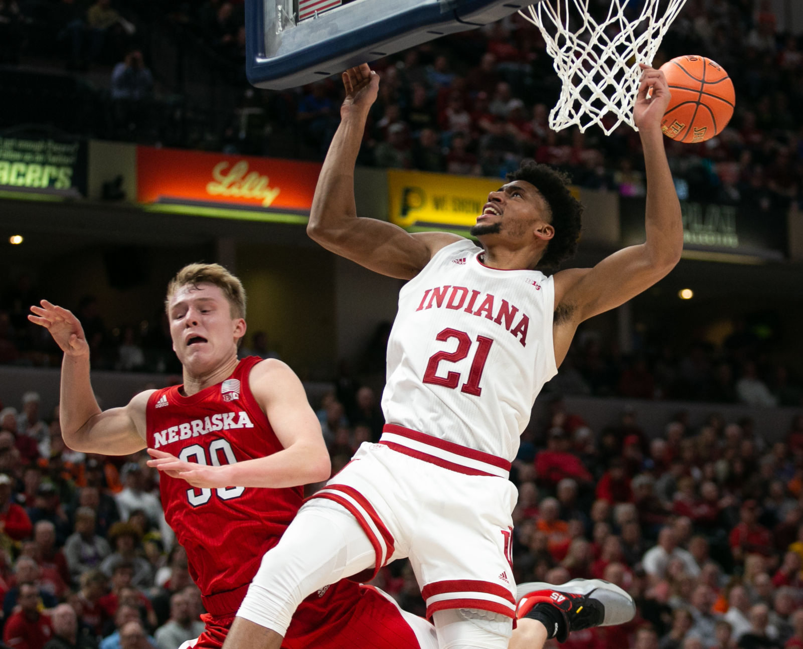 Nebraska Basketball vs. Indiana Photo No. 3
